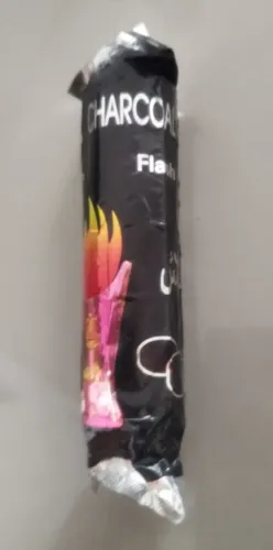 Carvão vegetal em disco