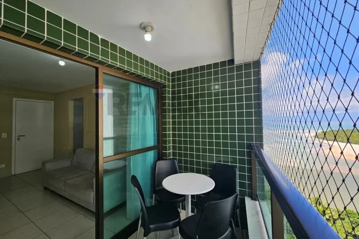 Apartamento reformado 60m², 2 quartos (1 suíte), 1 vaga a Beira Mar em Barra de Jangada