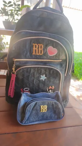 Mochila Carrinho Ravi Rebecca Bonbon Jeans