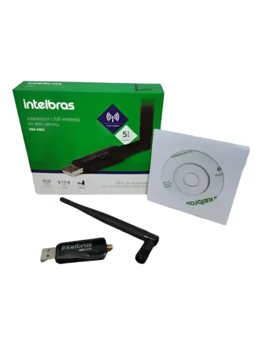 Adaptador 300mbps Usb Wifi Wireless Intelbras Iwa3001