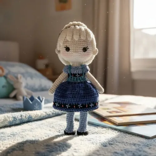 Boneca Elsa Frozen | Crochê | Amigurumi