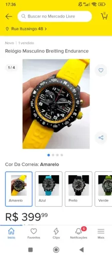 Relógio Masculino Breintling todo funcional 