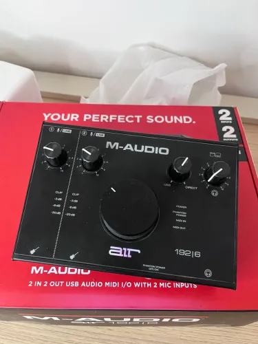  Interface M-Audio AIR 192|6 - Qualidade de Estúdio