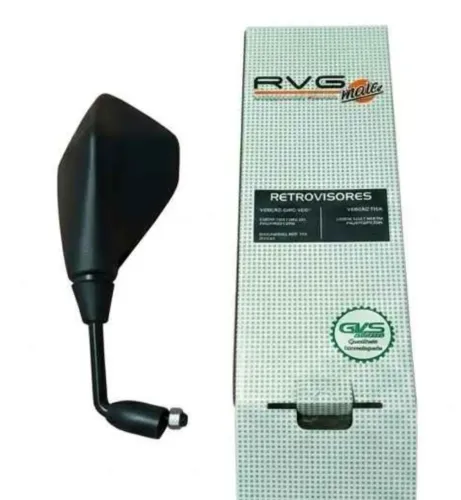 Retrovisor Kawasaki Z400 haste longa Preto