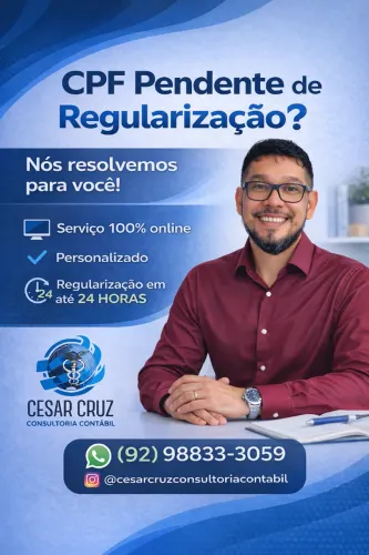 CPF com pendência na Receita Federal? Resolvo rápido