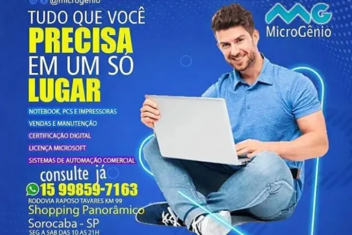 Manutenção em Notebook, Desktop, PC Gamer