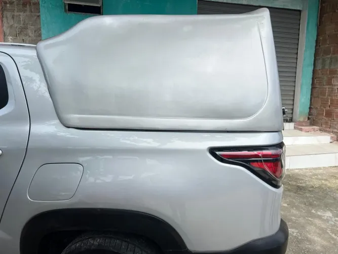 Capota De Fibra Strada Cabine Dupla Baú Alto