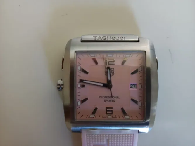 Relogio TAG Heur Golf Watch Original Rosa Edição Limitada Número 238 no Total de 8000
