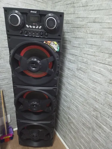 TORRE DE SOM AMVOX 1500 WATS BLUETOOTH , SD CARD , SD .
