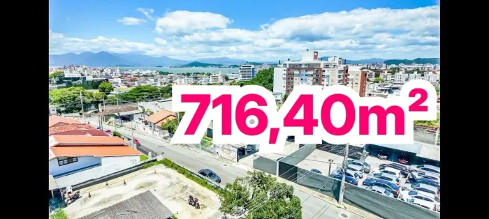 terreno para venda possui 716,40 metros quadrados em Capoeiras - Florianópolis - SC