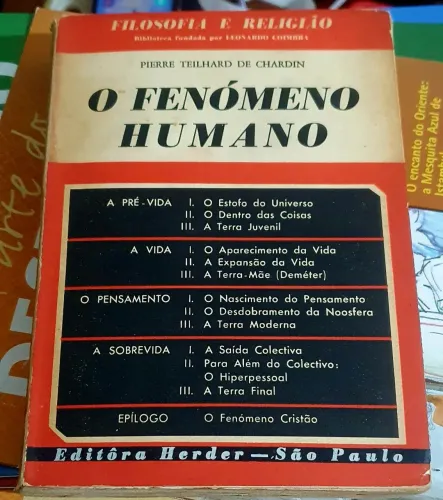 Livro: O Fenômeno Humano - Pierre Teilhard de Chardin