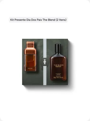 Kit The Blend O Boticário - Perfume + Shower Gel