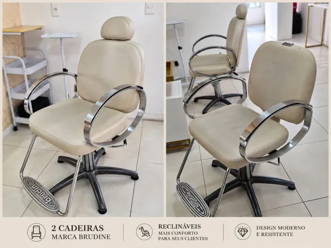 Cadeira para salão marca Brudine