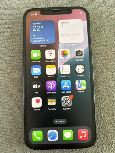 IPHONE 12, USADO, PRETO, 64GB, EXCELENTE ESTADO, APARELHO ORIGINAL.