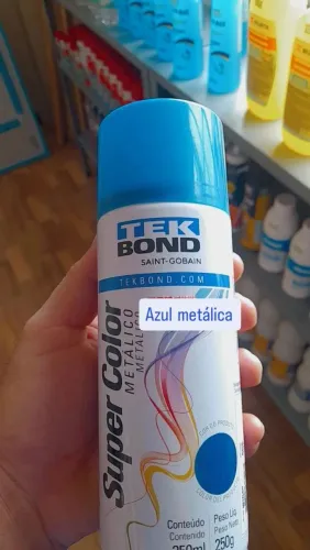 Tinta spray metálica