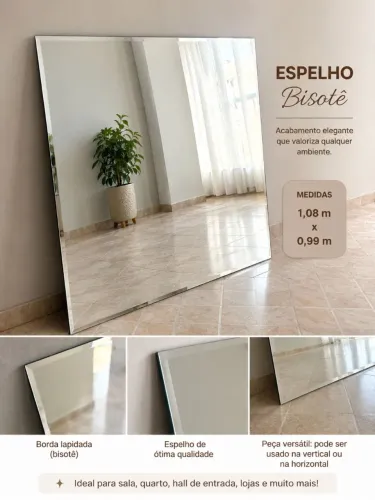 Espelho bisotê 