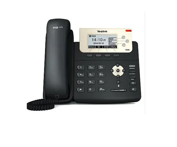 Yealink Telefone IP T23G, 3 linhas. LCD gráfico de 2,8 polegadas. Ethernet 10/100