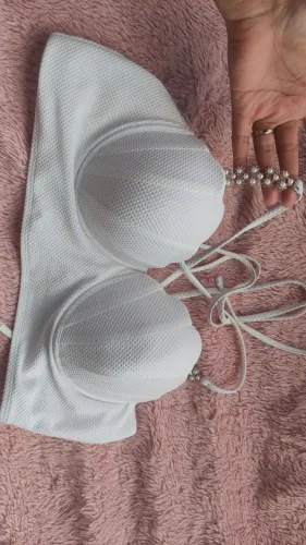 Top biquíni Conchas