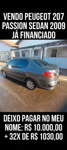 Peugeot 207 Sedan Passion XR 1.4 Flex 8V 4P 2009