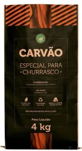 Embalagem pra carvão