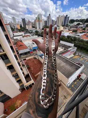 CORRENTE PRATA 925 3x1 - BRILHO PESADO ?