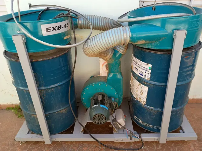 Coletor de pó duplo Baldan!!! O melhor da categoria!!!