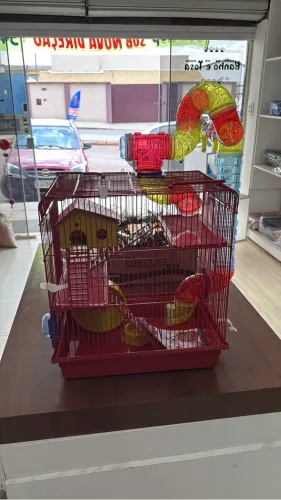 Gaiola hamster triplex