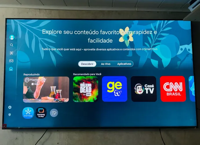 Smart TV Samsung cu8000 4K - 70 polegadas