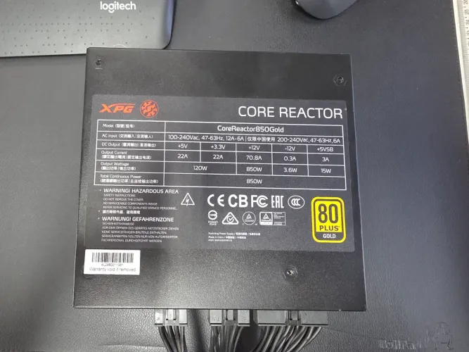 Fonte XPG Core Reactor, 850W, 80 Plus Gold, Modular