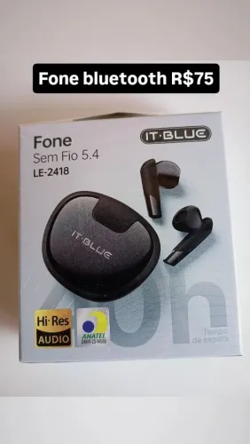 Fone bluetooth It blue sem fio 