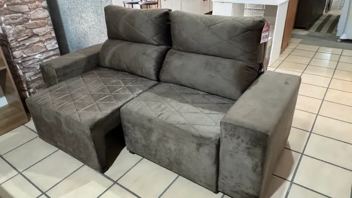 Sofá retrátil e reclinável 2M (NOVO)