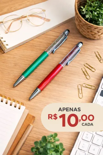 Caneta Cristal Tipo Swarovski 