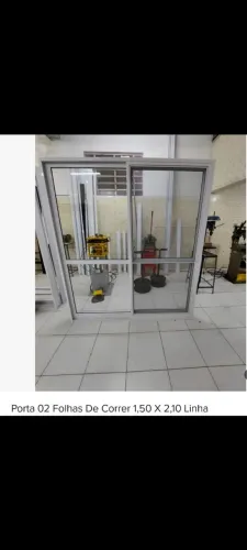 Porta de correr 1,50 X 2,10 estado de novo