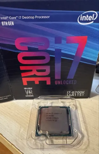 Processador Intel Core I7 8700k Na Caixa