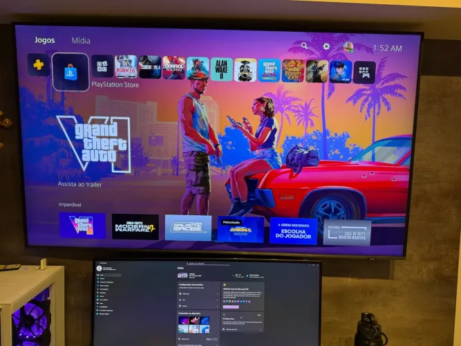 TV QLED SAMSUNG QN55Q60 (impecavel- 55 polegadas)