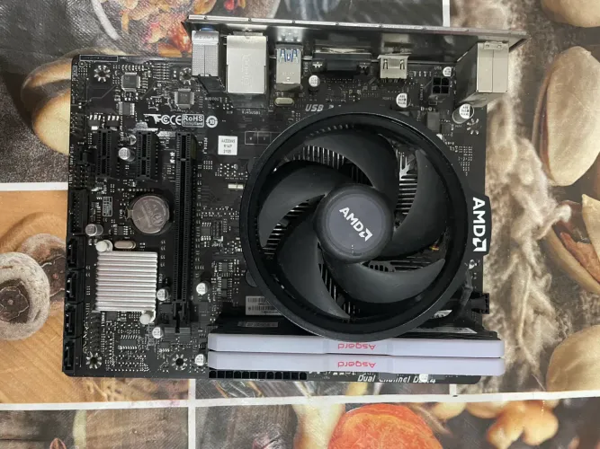 Kit Upgrade Ryzen 5 5600G + A320MH + 32GB DDR4 3200MHz | Completo e Pronto para Uso
