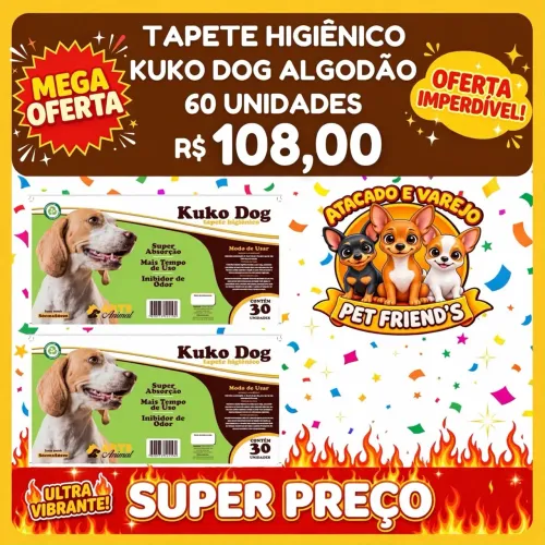 Tapete higiênico 60 uni 60x80