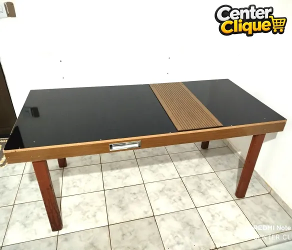 Mesa Semi Nova em MDF 168x77: Retirar no Aero Rancho!