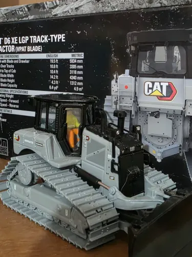 Miniatura caterpillar trator de esteira D6
