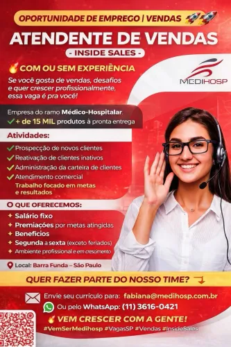 Atendente de Vendas 