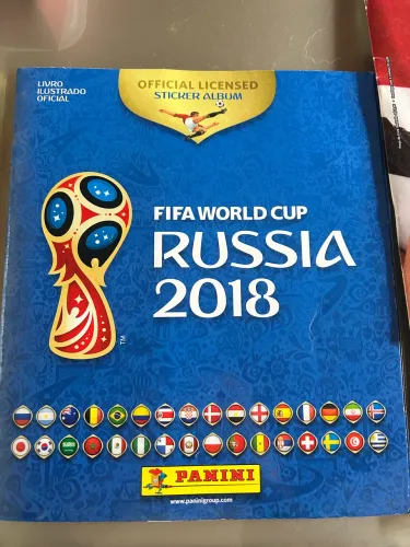 Álbum Panini Copa do Mundo Rússia 2018