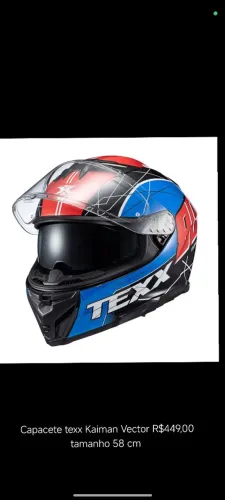 Capacete Texx Kaiman Vector 58 cm