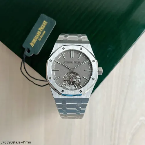 Audemars Piguet Royal Oak Selfwinding Flying Tourbillon / 41 mm/ Cinza / S.C