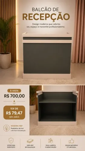 BALCÃO RECEPÇÃO