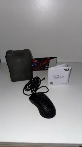 Mouse Gamer Redragon Storm Elite Preto, RGB, 8 Botões, 16000 DPI M988-RGB