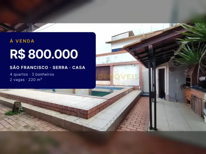 Casa Aconchegante com Lazer Completo em São Francisco Serra, Não Perca!