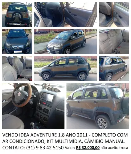 Fiat Idea Advent./ Adv.locker 1.8 MPI Flex 5P 2011