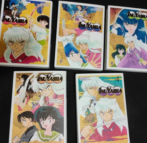 Mangá Inuyasha do volume 1 ao 5 