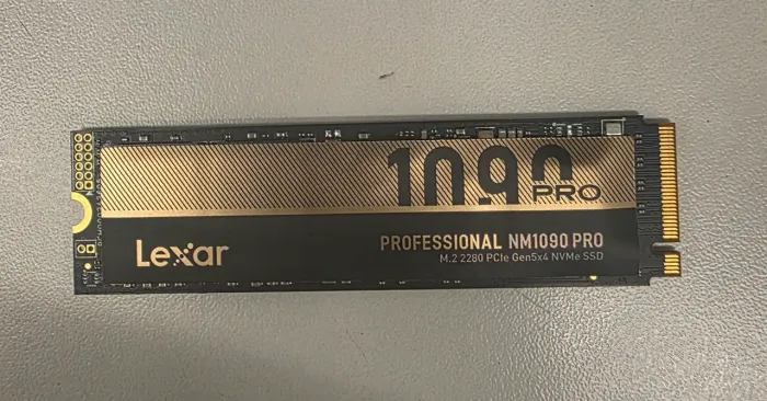 SSD 2TB gen5 Lexar 1090 pro nvme 14.000 leitura