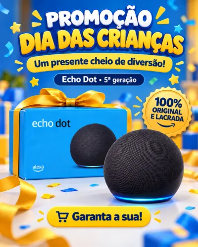 Alexa Echo Dot 5a Geração Original e Lacrada | Dia das Crianças ?